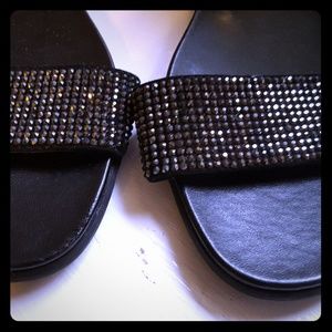 Vince Camuto Embellished Slide Sandals